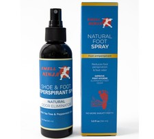 Natural Shoe Deodorizer  Foot Odor Elimination Spray - for...