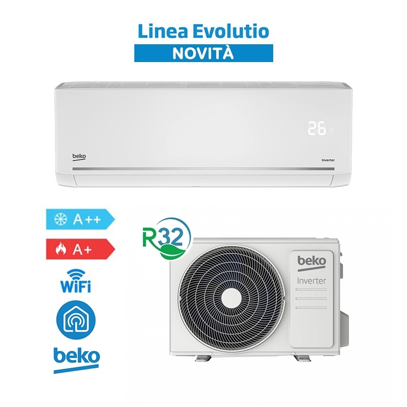 Beko BEHPG125 + BEHPG126 Condizionatore Climatizzatore 12000Btu A++/A+ 3,5Kw Evo