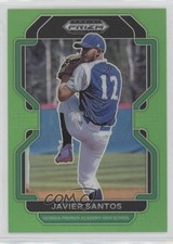 2022 Panini Prizm Draft Picks Lime Green Prizm 1/75 Javier Santos #PDP211 0z8z