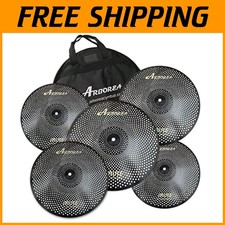 Durable Black Cymbal Pack 14" 16" 18" 20"