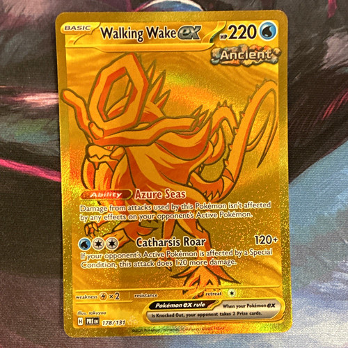 Pokemon TCG Walking Wake ex Sv: Prismatic Evolutions 178/131 Hyper Rare Holo EN