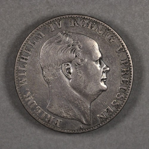 1859 A Prussia German States Silver Thaler