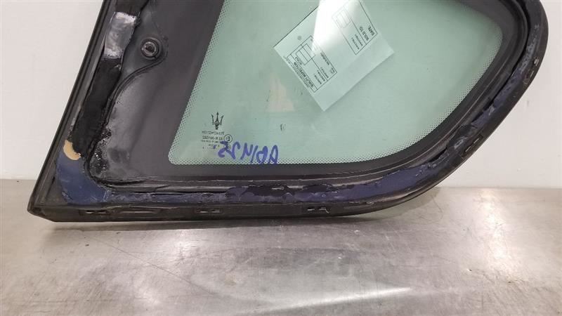 09 MASERATI GRANTURISMO COUPE QUARTER GLASS WINDOW RIGHT PASSENGER