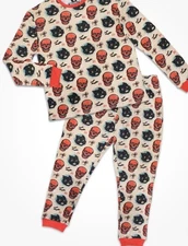 NEW Creepy Co. Beistle SIMPLY SPOOKY PAJAMAS PJs Set Skull Cat Head XL