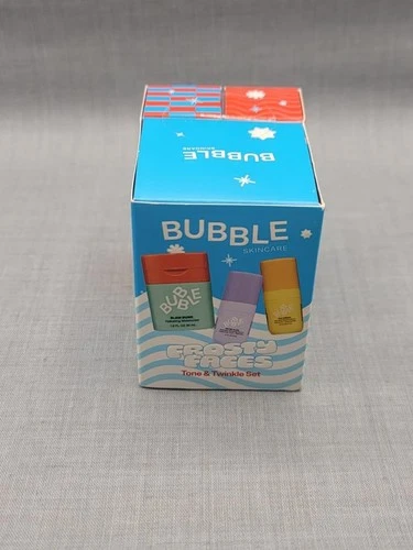 BUBBLE SKINCARE Frosty Faces Tone & Twinkle Set - Serum and Moisturizer