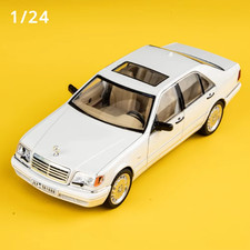 1:24 Mercedes-Benz W140 320SEL Diecast Model Car with Sound and Light
