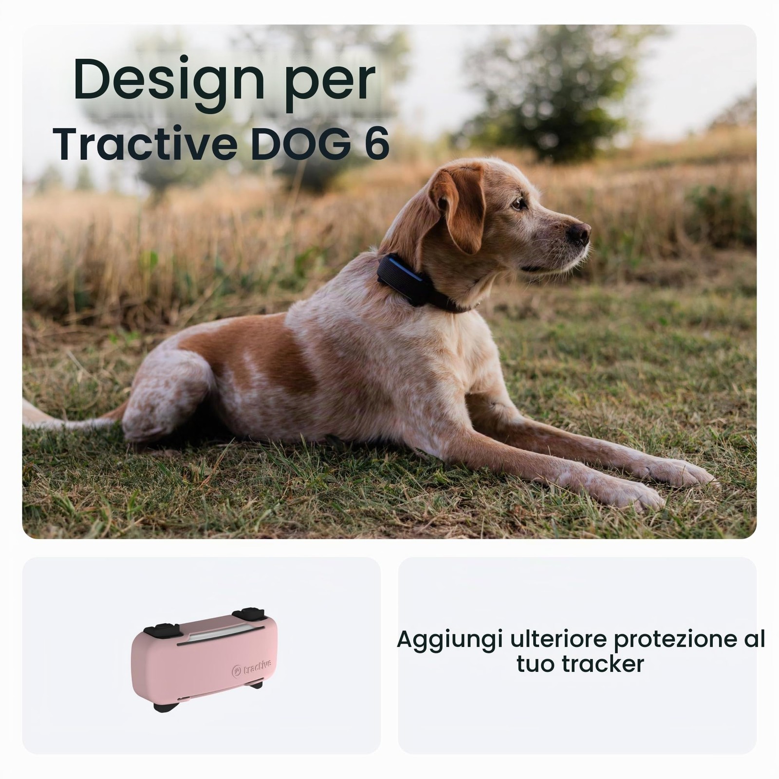 Custodia per GPS per Cani DOG 6 Giallo Accessori Trova Oggetti Plastica foto 2