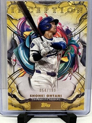 2025 Topps Inception Shohei Ohtani  #69 Yellow Parallel /199 Dodgers Nice!