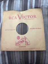 #139 RCA VICTOR Record Sleeve Only 78 Rpm 10 Inch NIPPER DOG (AS IS)