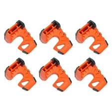 Wedge-It - The Ultimate Door Stop - Orange (6 Pack)