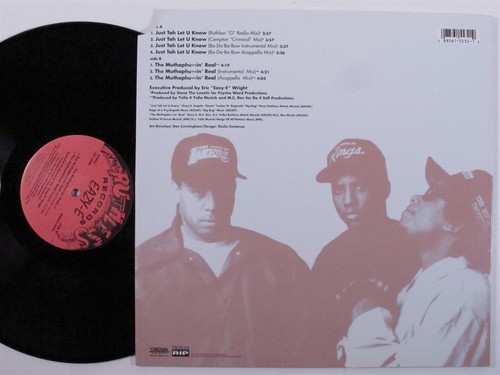 EAZY-E Just Tah Let U Know RUTHLESS 12" VG+ m - Picture 2 of 2