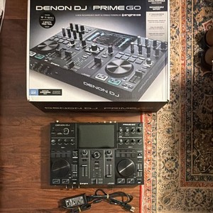 Denon DJ PRIME GO Portable Standalone 2-Deck Controller Touchscreen WiFi