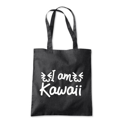 I Am Kawaii Cat Japanese Tote Shopping Beach Shopper Tasche