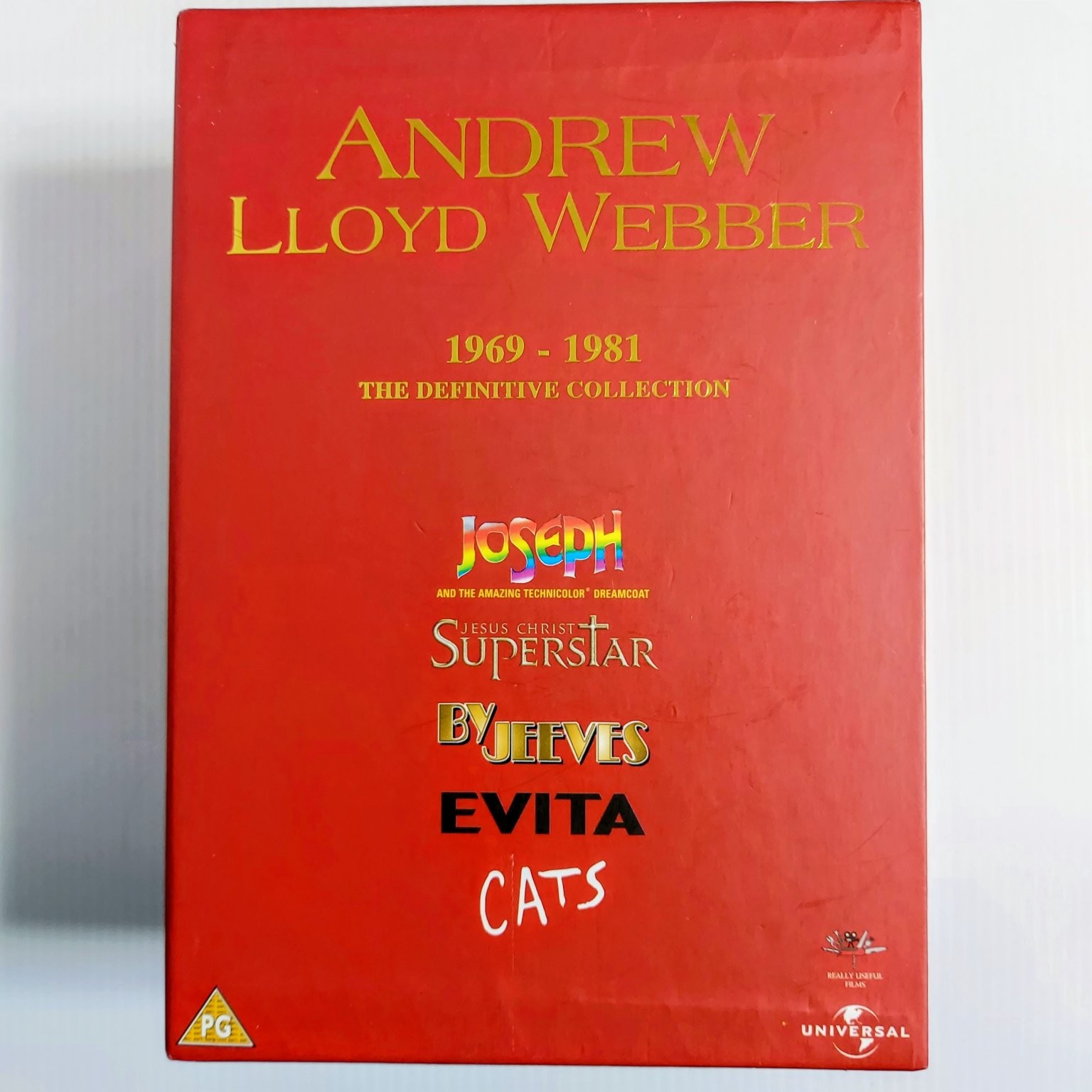 Andrew Lloyd Webber The Definitive Collection 1969-1981 DVD Box Set Musicals