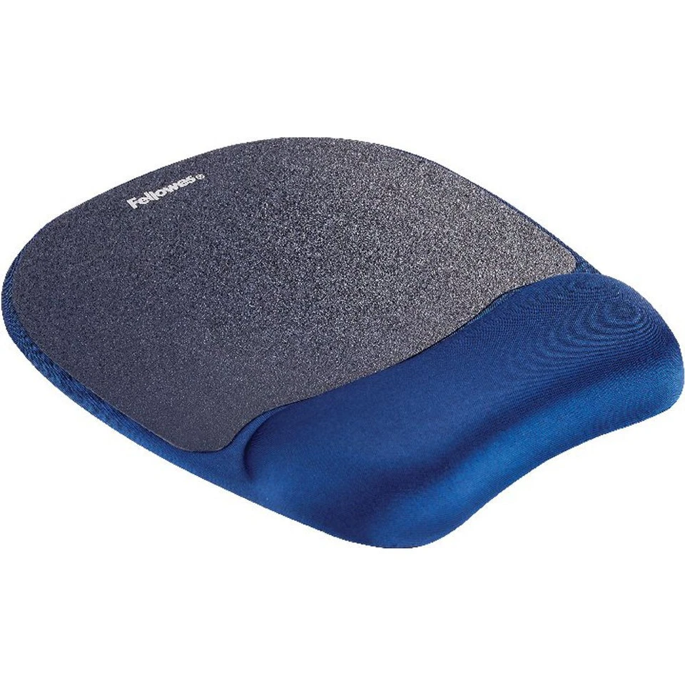 Fellowes Memory Foam Mousepad Wrist Support Sapphire Blue 9172801 - Image 2 of 3
