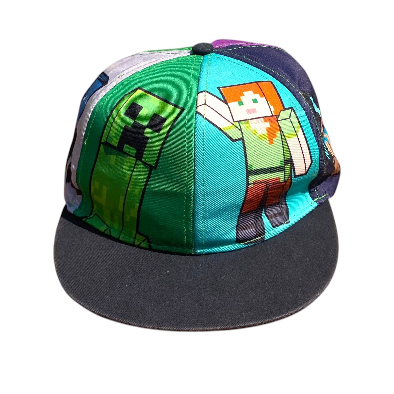 Minecraft cappello bambino/a taglia 7-12 anni regolabile