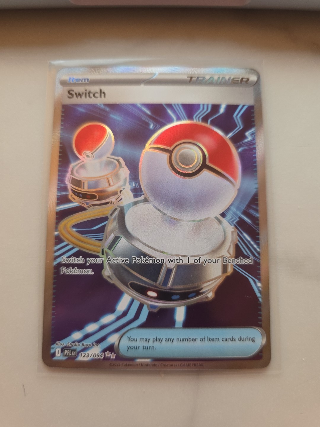 Switch 123/094 Double Ultra Rare Full Art Pokemon Phantasmal Flames NM