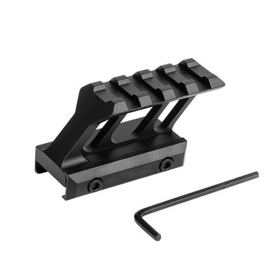 4 Slot Riser Mount for 21mm Picatinny Rail Airsoft Red Dot Scope Mount
