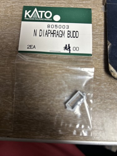 Diafragmas Budd Car escala N Kato 805003 (plateado) (paquete de 2) | Zustand: New