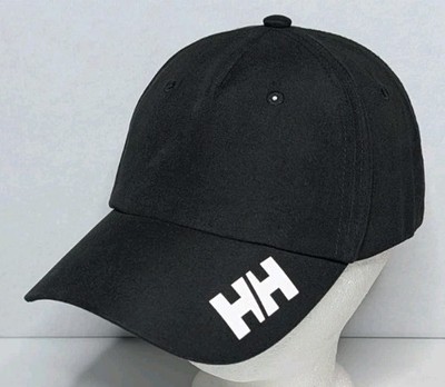 Helly Hansen Crew Cap 2.0 Strapback Hat Cap Adjustable OSFM Black