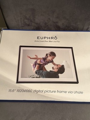 Euphro 15.6'' Digital Picture Frame with 1920x1080 IPS Touch Screen