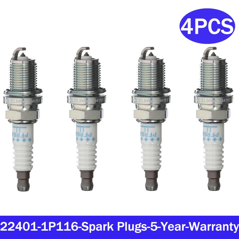 4x FOR NISSAN MAXIMA SENTRA INFINITI I30 SPARK PLUG #22401-1P116 PFR6G11