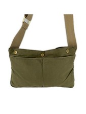 Sac bandoulière Barbour Transport Sacoche bandoulière kaki d'occasion