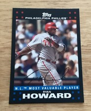 2007 Topps - MVP Award Ryan Howard #322 - near mint condition - FREE SHIPPING