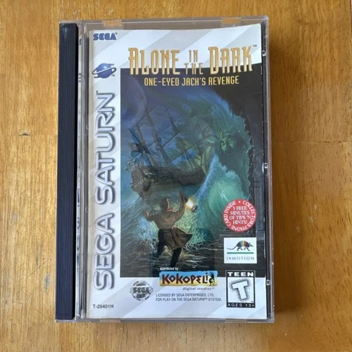 Kokopeli Alone in the Dark One-Eyed Jack's Revenge Sega Saturn NTSC-U/C Manual
