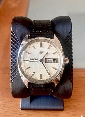 ENICAR Star Jewels Automatic - Ocean Pearl - 70er Jahre Stahl
