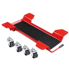Motorcycle Dolly Park N Move Park Center Stand w/ 360°Casters Load 500lbs