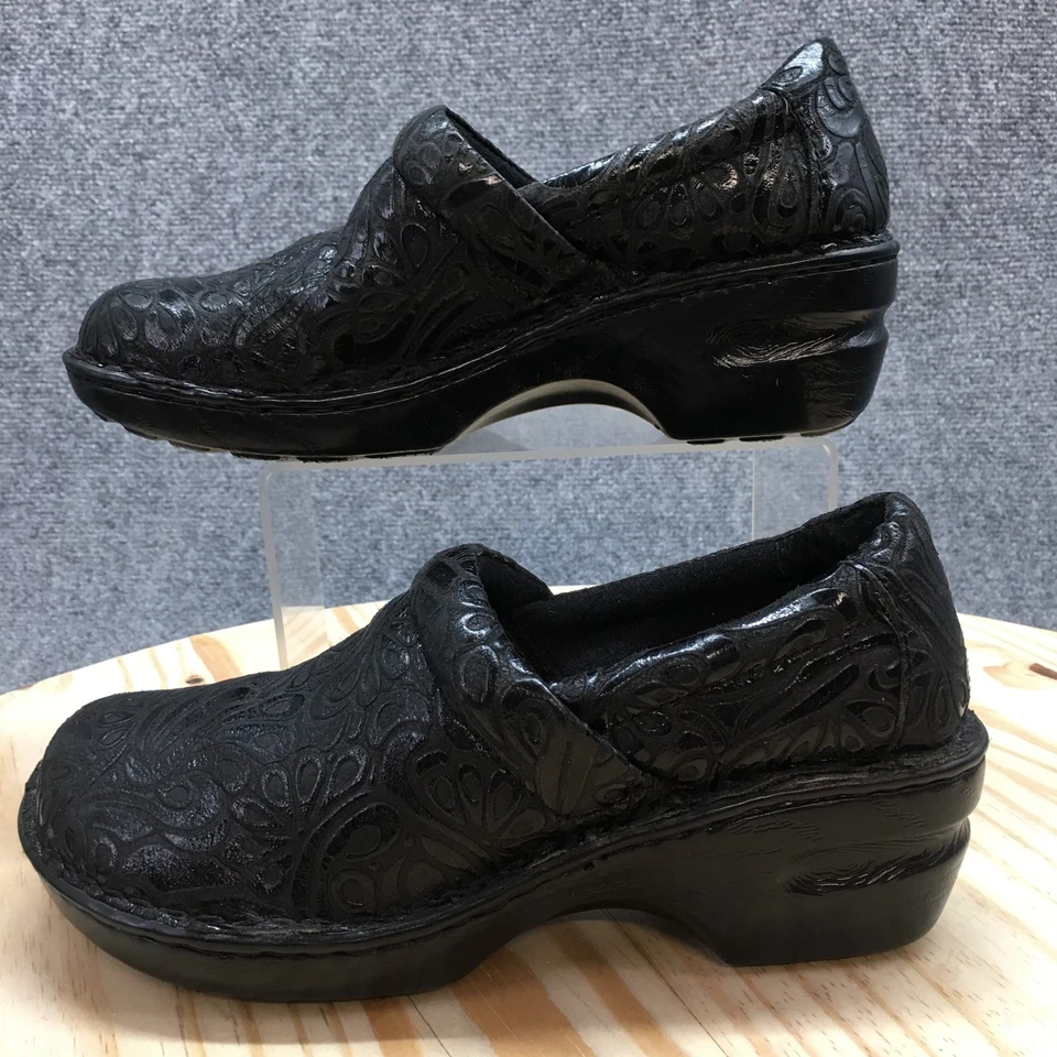 Boc Born Concepts Zapatos Mujer 8 M Peggy Zuecos Estampado Paisley Negro Informal BC3630 Foto 2 de 4