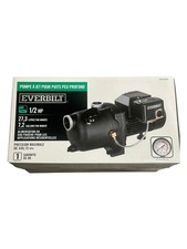 Everbilt Shallow Well Jet Pump 1/2HP J100A3 - New