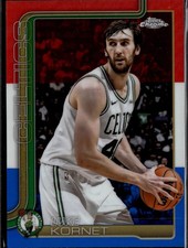 2025-26 Topps Chrome #37 Luke Kornet Red White and Blue Refractor
