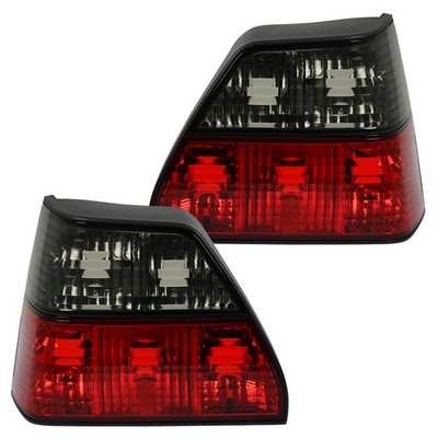 Rückleuchten Klarglas für VW Golf 2 Bj. 1983-1992 Rot/Schwarz