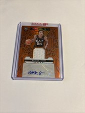 2023-24 OBSIDIAN ELECTRIC ETCH ORANGE FLOOD #27 MARCUS SASSER RC JSY AUTO #11/75