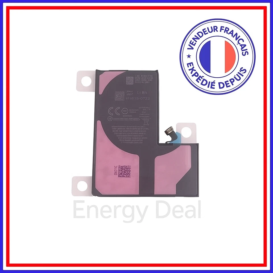 Batterie pour Iphone 13 Pro Capacité 100% (3095mAh)