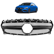Sport Kühlergrill Schwarz Glanz passt passend für Mercedes C117 W117 CLA Mopf + Sport Kühlergrill Schwarz Glanz passt passend für Mercedes C117 W117 CLA Mopf +