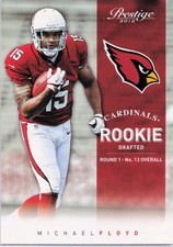2012 Panini Prestige - Michael Floyd, #272, RC