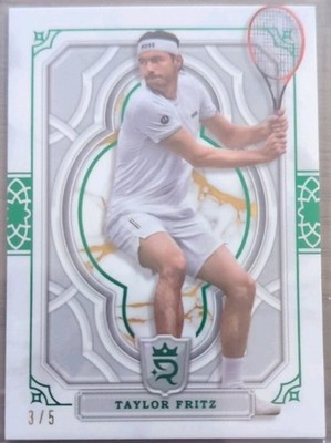 Topps 2024 Royalty Taylor Fritz base Green Parallel #17  /5