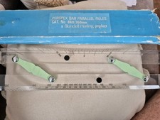 Parallel Bar Perspex Rules Cat No 849/350mm