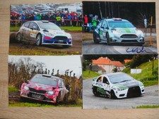4 szt. oryginalne autografy - Rajd - ( INT. )