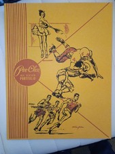 Pee-chee Vintage Folder from the '60s sports Classic Orange .Never Used