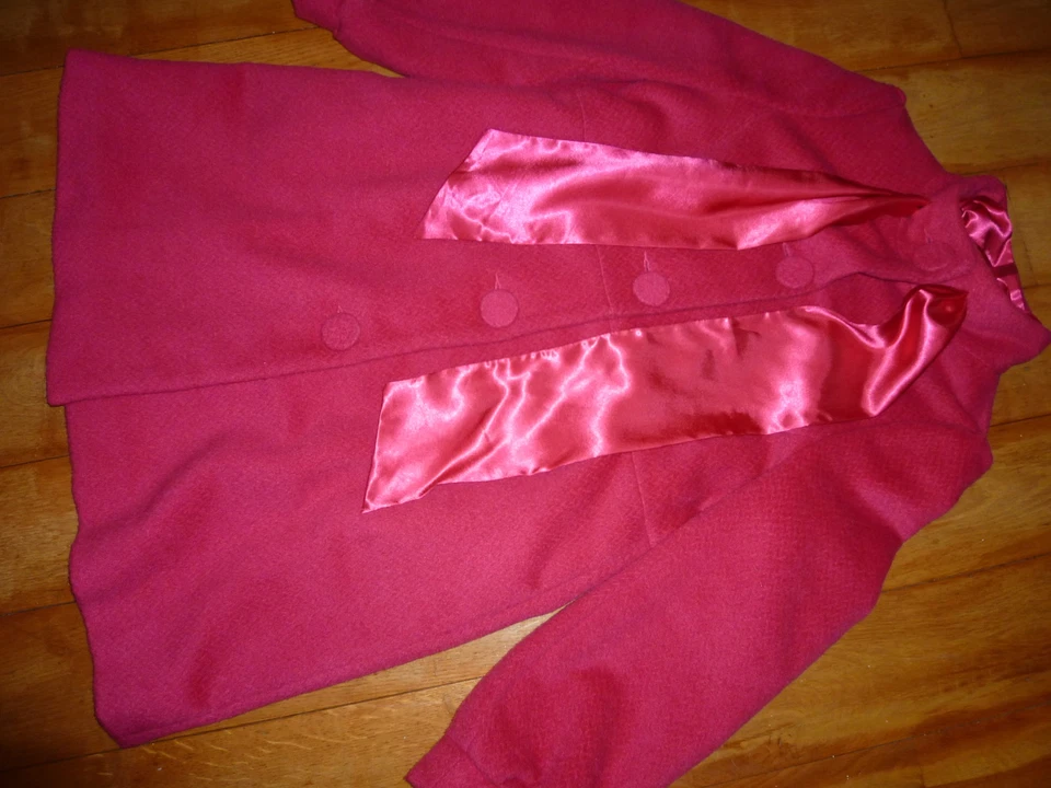 Almost Famous London Fluffy Pink Coat Baby Doll UK12 RRP£190 - Image 2 of 3