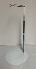 3 White Metal Doll Stand Holds Dolls 14" to 22" - Fashion Doll Stand Holders NEW