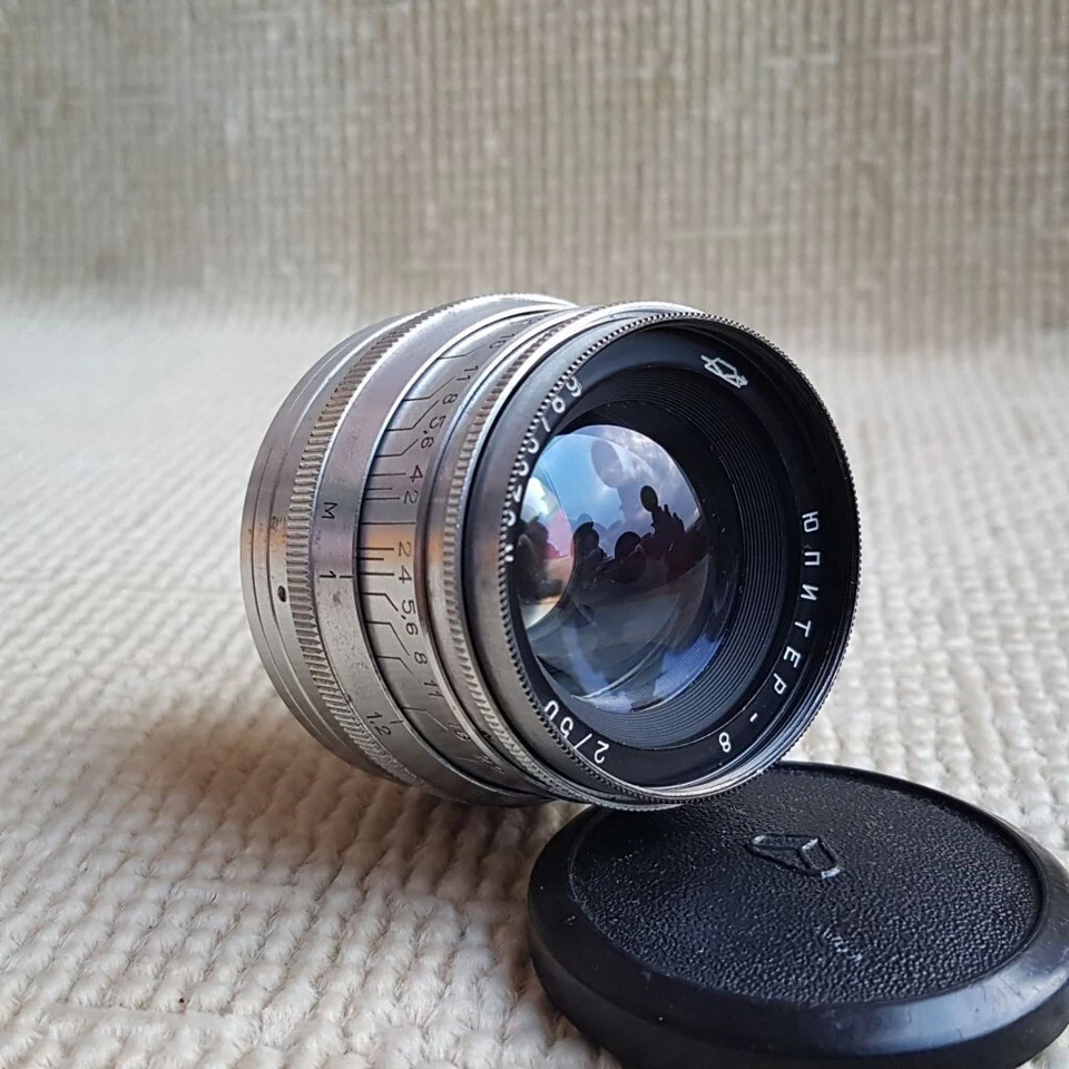 Portrait Lens Jupiter 8 2/50mm M39 FED Zorki Leica RF Lens L39 - Image 3 of 4
