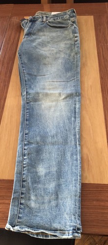 NWT’s American Eagle Extreme Flex Slim Straight Size 33x30 Men’s Acid Wash Jeans - Picture 7 of 9