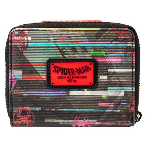 Loungefly Marvel Across the SpiderVerse Lenticular Zip Around Wallet - Glow - Picture 2 of 5
