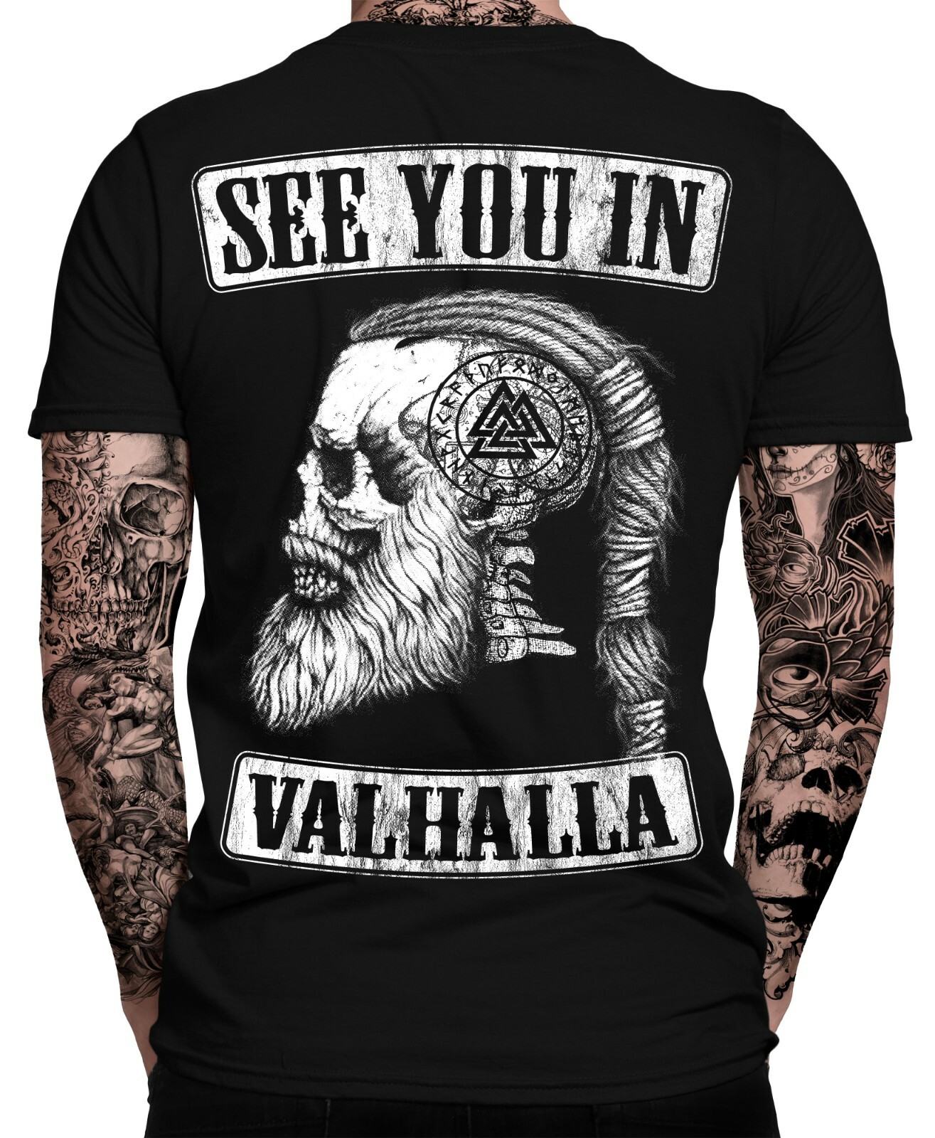 See you in VALHALLA T-Shirt Thor Vikings Ragnar Odin Wodan Wikinger