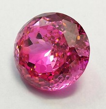 100 Ct Certified Natural Pink Color Huge Zircon Round Cut Loose Gemstone